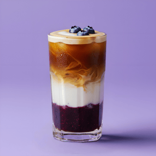 BLUEBERRY ICED COFFEE